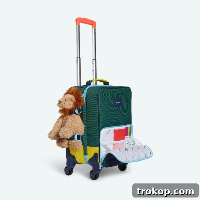 Make Travel a Breeze: 21 Top Kids' Luggage, From Carry-Ons to Ride-Ons 4 State Bags Mini Logan Suitcase for best luggage for kids