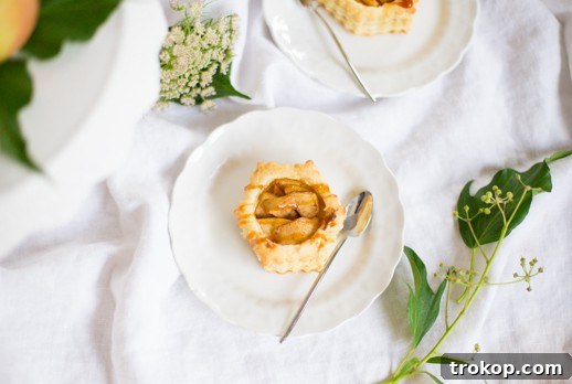 Close-up of baked puff pastry shells