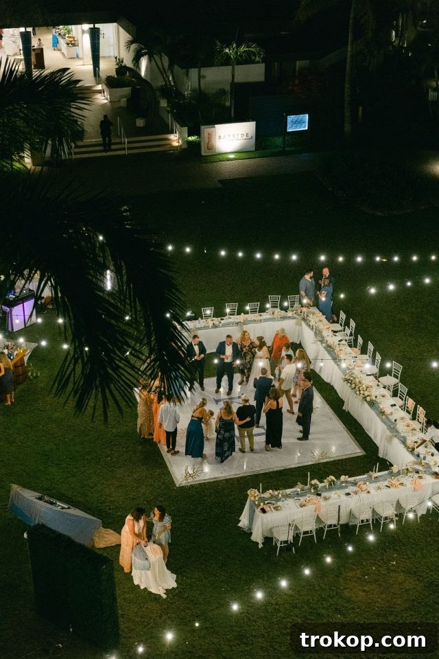 Beaches Turks and Caicos Sunset Vows by the Sea 52 Guests enjoying the lively dance floor, celebrating with the bride and groom