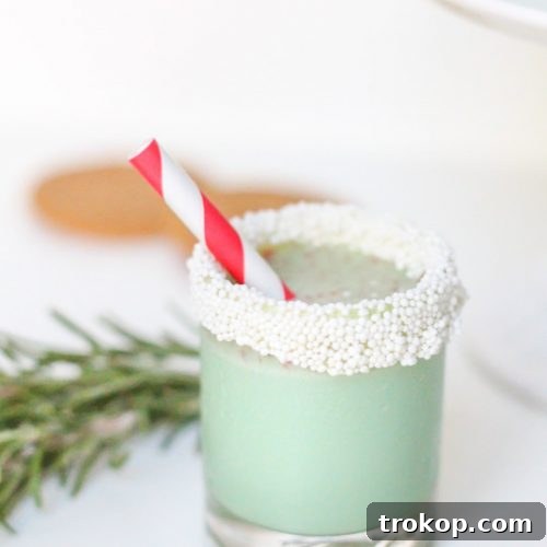 christmas cookie ice cream shots