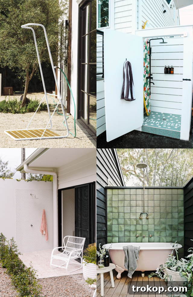 Elevate Your Outdoor Living 20 Shower Designs 2 Outdoor Shower Ideas - Transform Your Backyard into a Spa-Like Sanctuary
