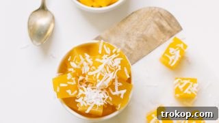Mango Jello Bites