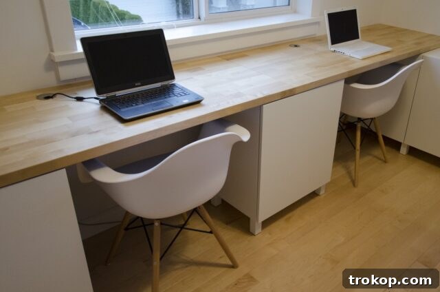Clever IKEA BESTA Transformations for a Chic and Organized Home 13 Ikea Besta Desk Hack