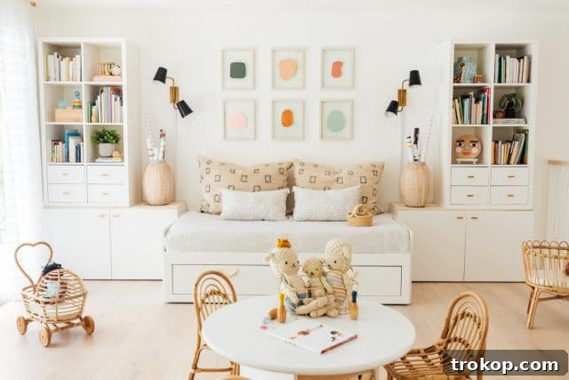 Clever IKEA BESTA Transformations for a Chic and Organized Home 7 DIY kids playroom