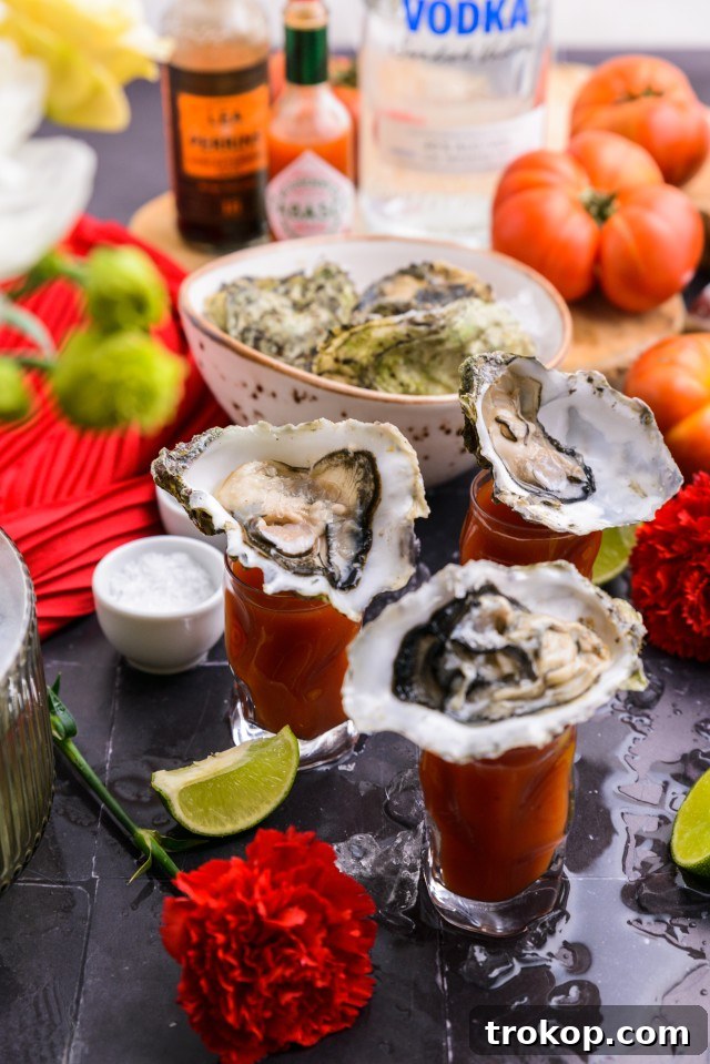Oyster Shooter Recipe
A Zesty Oyster Shooter to Kickstart Your Palate 10 A Tray of Delicious Vodka Oyster Shooters Ready to be Served