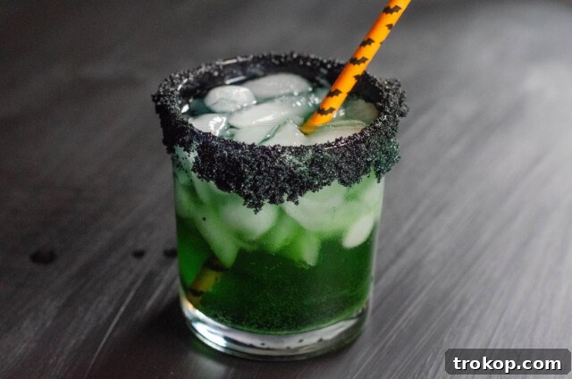 Terrifying Tipples for a Spooktacular Halloween 13 Halloween Bat Guts Green Cocktail