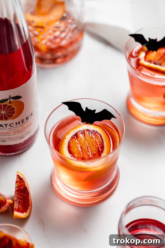 Potions & Poisons: Halloween's Sinister Sips 20 Blood Orange Negroni for Halloween Cocktails