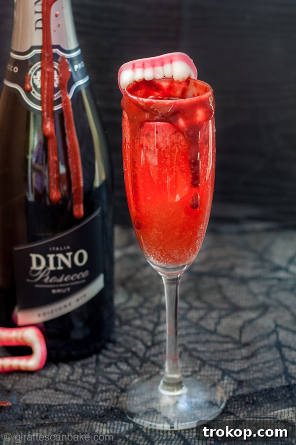 Terrifying Tipples for a Spooktacular Halloween 23 Bloody Bellini for Halloween Cocktails