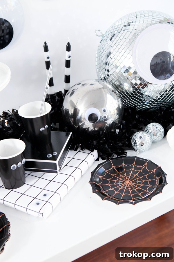 Howling Fun: Lively Halloween Party Theme Ideas 9 Googly eyes Halloween party