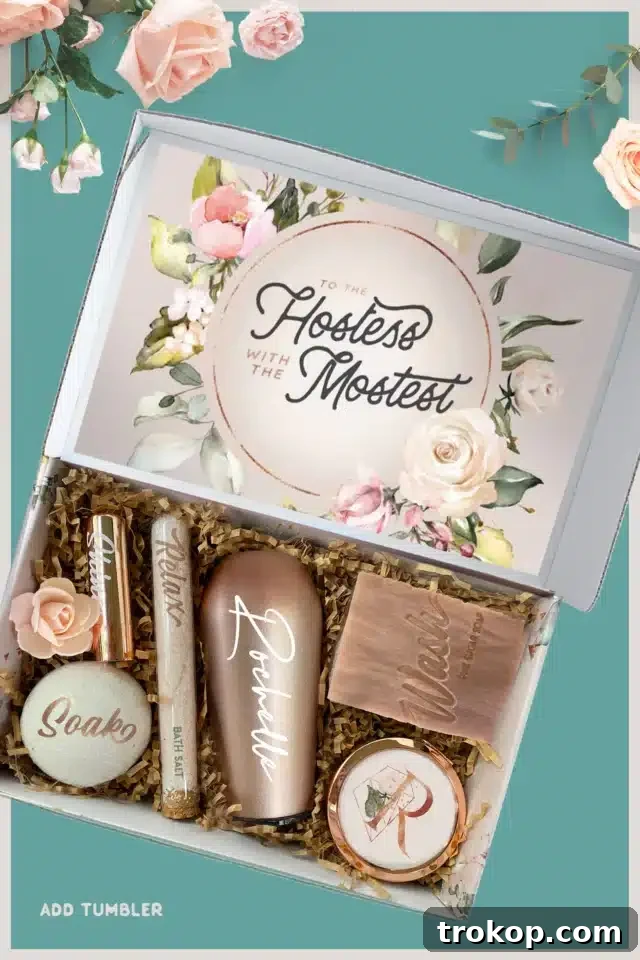 Hostess Spa Set Thank You Gift for Friend, Best Hostess Ever, Spa Gift Set, Shower Party Hostess Gift Set, Appreciation Care Package.