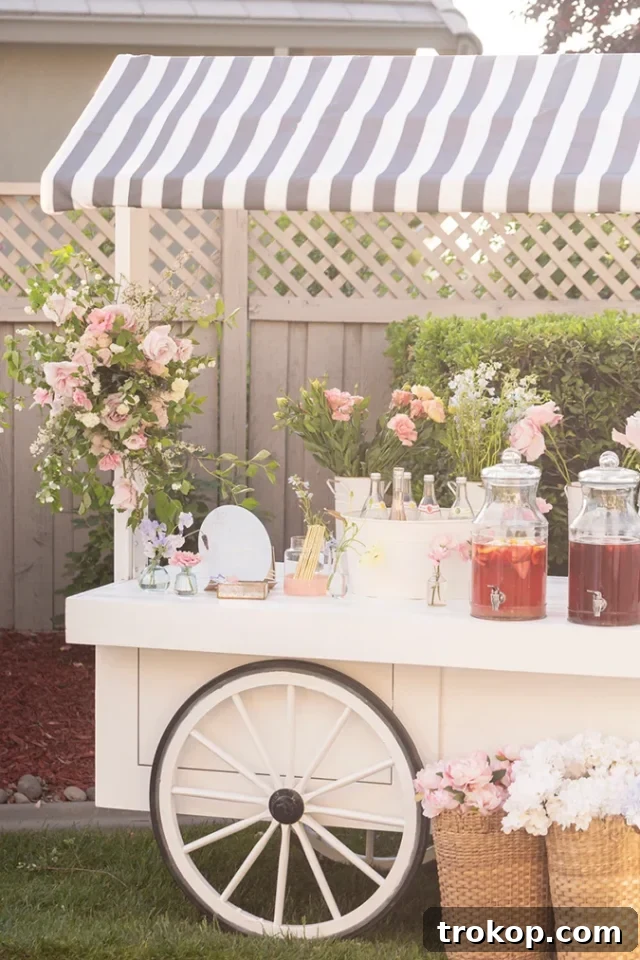 Paris themed bridal shower picnic with pastels and butterflies
