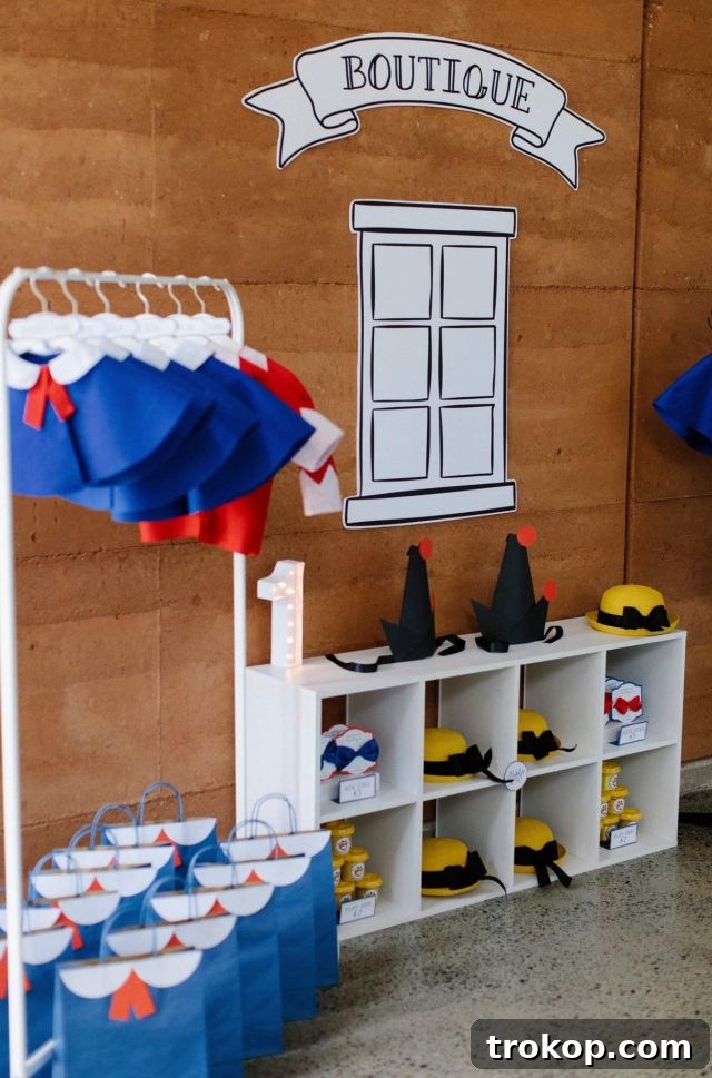 Madeline in Paris theme party for kids
