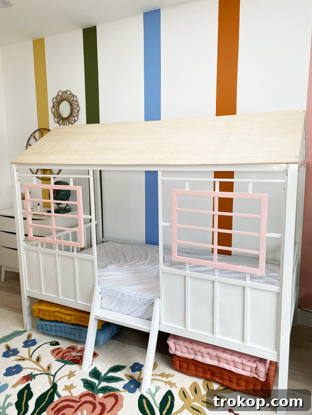 Vibrant DIY Toddler Playhouse Bed 8 Toddler Bed House