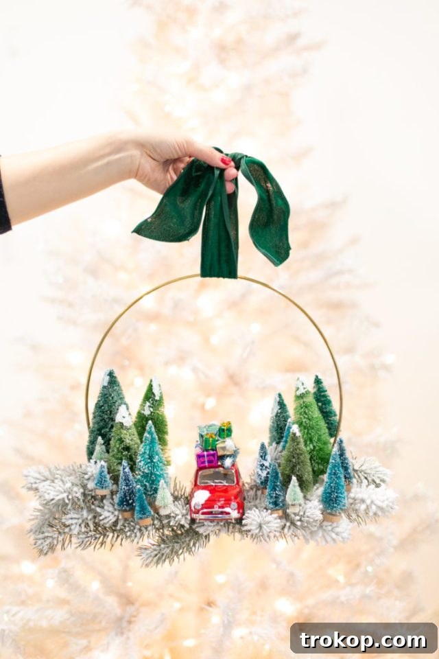 27 Handmade Christmas Wreaths for a Festive Home 10 Whimsical DIY Vintage Toy Cars Christmas Wreath