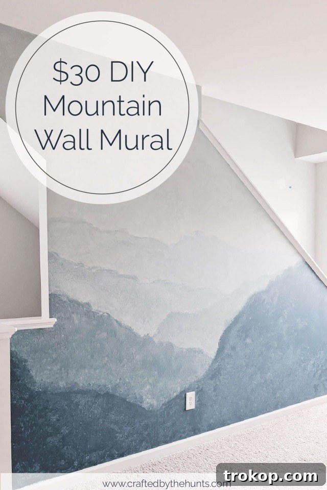 His Style, His Walls: Personalized Paint Ideas for Boys' Bedrooms 5 DIY Mountain Mural Wall for boys bedrooms painting ideas