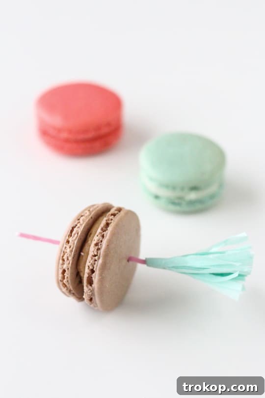 DIY Valentine Arrow Cookie Picks Tassel Rolling