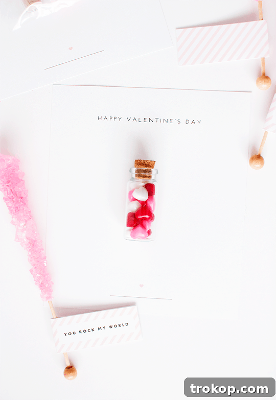 DIY Candied Valentine's Day Cards