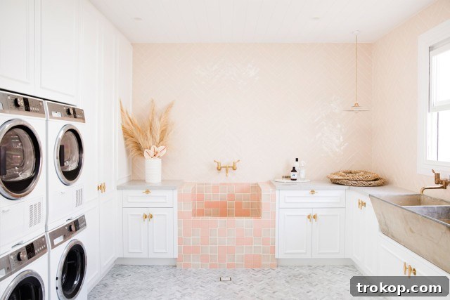Small Laundry Room Ideas with Sink