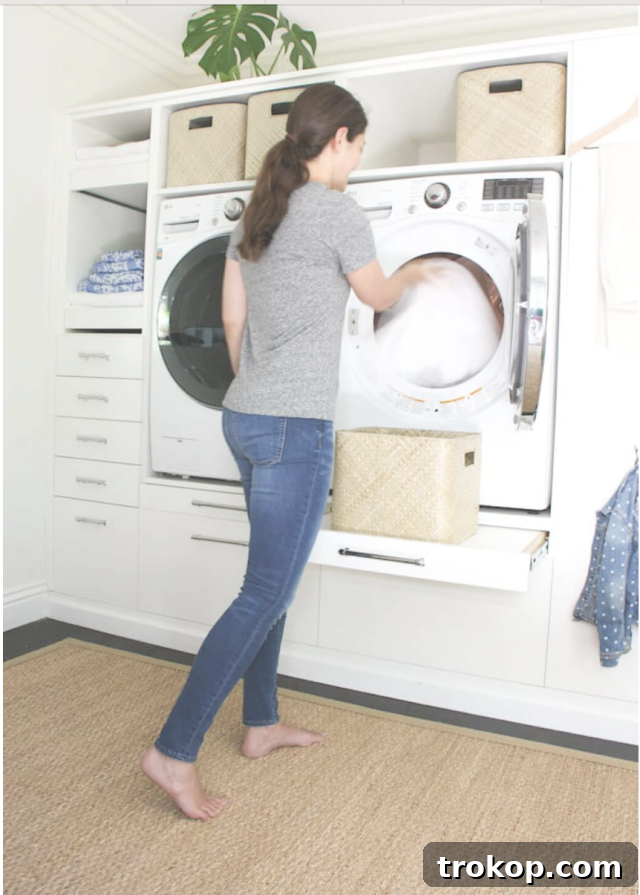 DIY Raised Washer & Dryer
