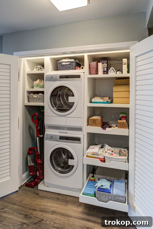  Laundry Closet Storage by Point Richmond Remodel