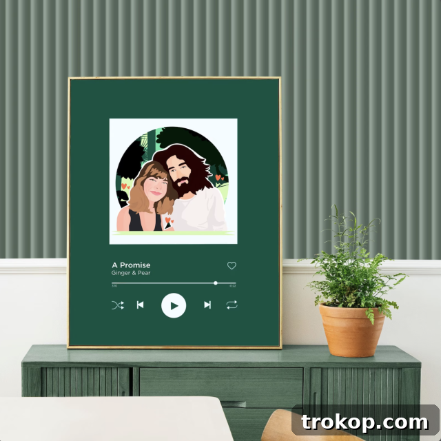 Custom Spotify Album Cover, a unique Valentine's Day gift