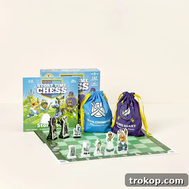 34 Heartwarming Valentines Day Gifts for Kids 9 Story Time Chess for Kids, an educational Valentine's Day gift idea