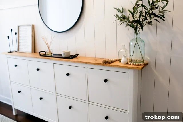 Reclaim Your Entryway: 15 Smart Storage Ideas for a Clutter-Free Foyer 4 Do It Yourself : IKEA Shoe Cabinet Hack for an entry way storage idea