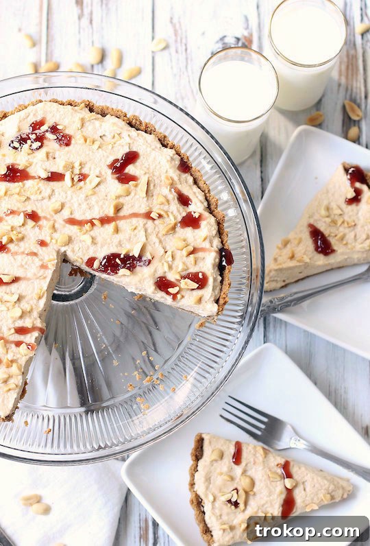 Boozy peanut butter and jelly tart recipe - sugar and cloth