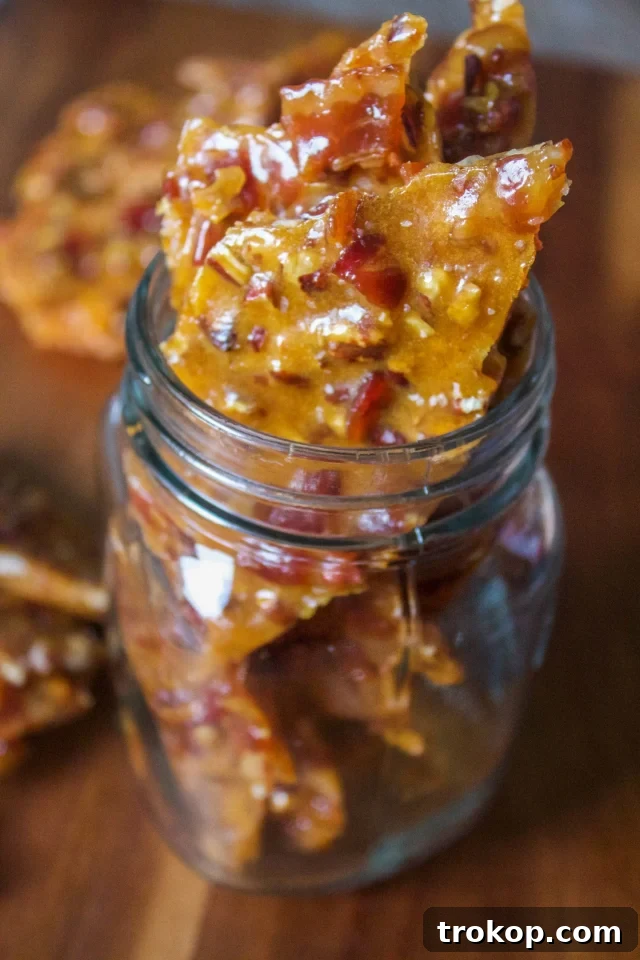 bourbon bacon brittle
