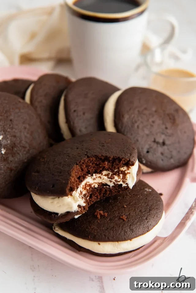 Bailey’s Chocolate Whoopie Pies