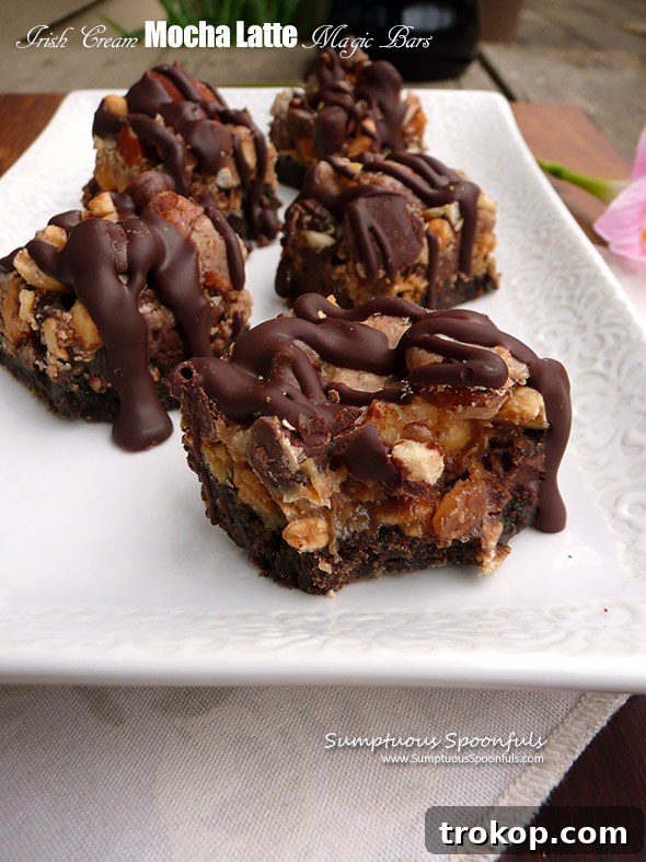IRISH CREAM MOCHA LATTE MAGIC BARS