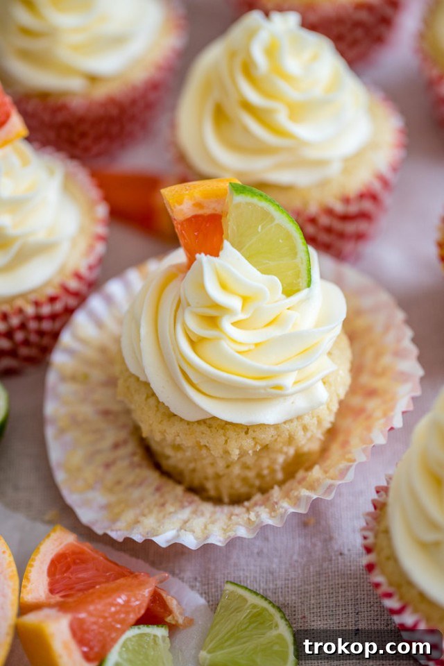 Mexican Paloma Cupcakes