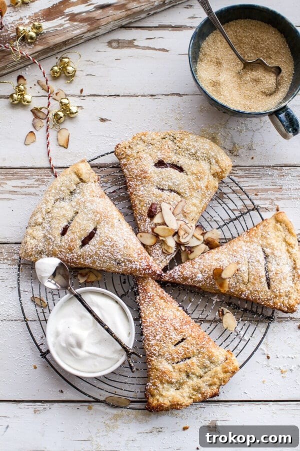 Loaded Chocolate Hazelnut Liquor Turnovers with Salted Vanilla Bean Whipped Cream