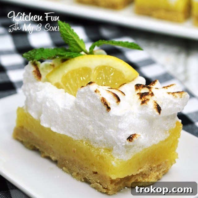Boozy Lemon Bars