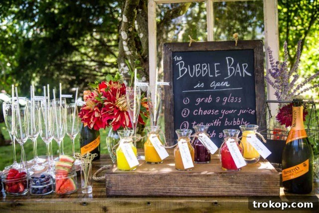 Sparkling Ideas: Crafting the Perfect Mimosa Bar for Any Celebration 10 Mimosa Bar Idea for Juices