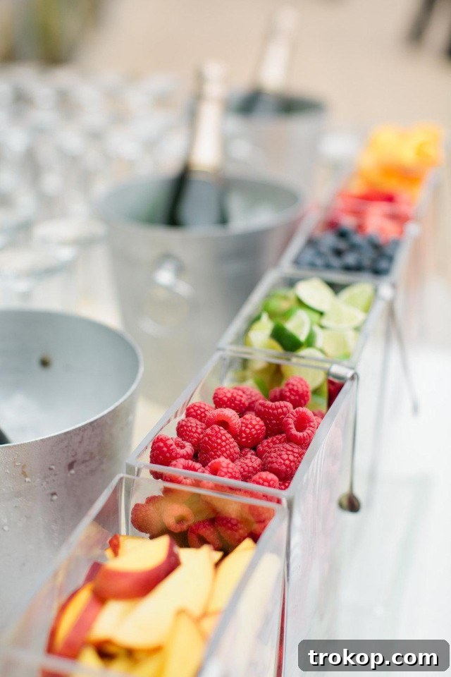 Sparkling Ideas: Crafting the Perfect Mimosa Bar for Any Celebration 11 Fruit Garnishes for a Mimosa Bar