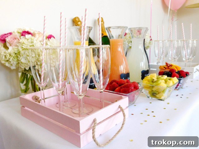 Sparkling Ideas: Crafting the Perfect Mimosa Bar for Any Celebration 15 Mimosa Bar Idea