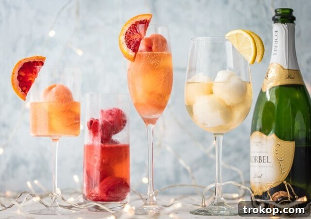 Sparkling Ideas: Crafting the Perfect Mimosa Bar for Any Celebration 6 Sherbet Mimosa Sorbet for mimosa bar ideas