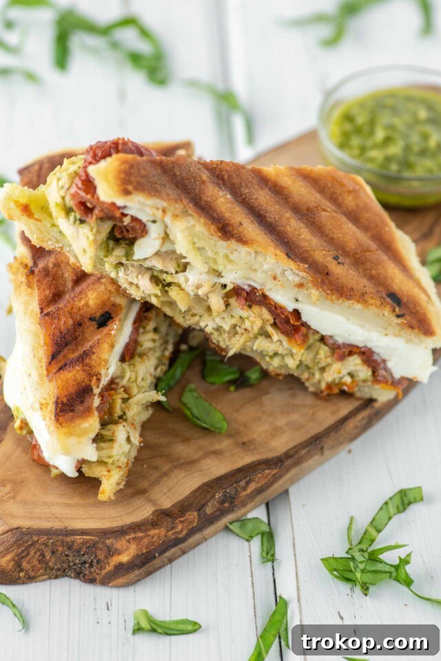 Beyond Boring: Inventive Leftover Chicken Recipes for Stellar Weeknights 13 Chicken Pesto Panini
