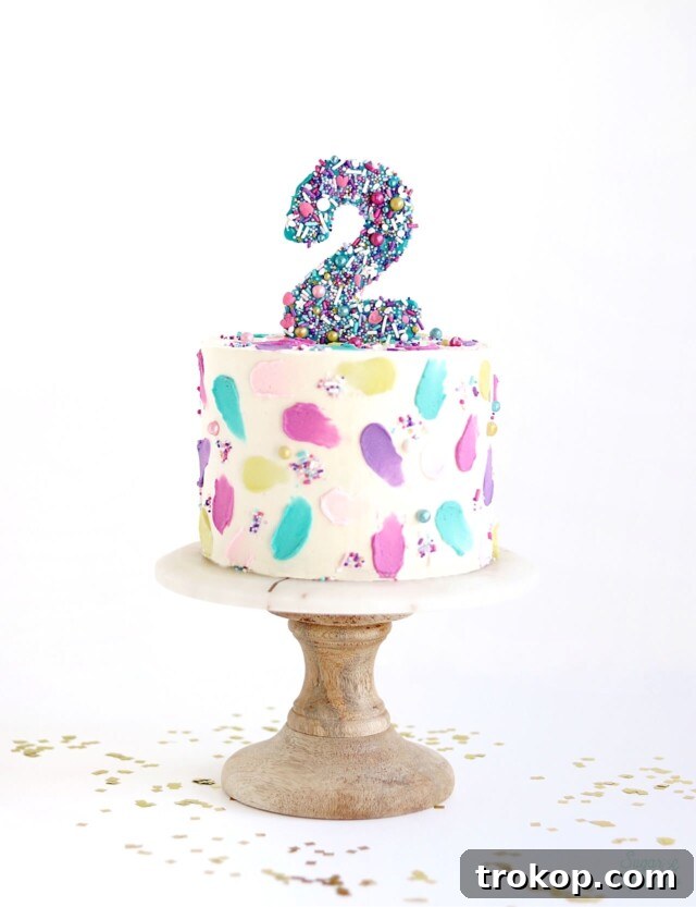17 DIY Cake Toppers to Make Your Celebration Unforgettable 14 DIY Sprinkled Number Cake Toppers Tutorial