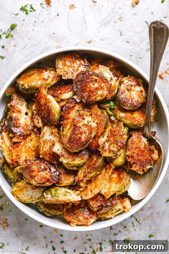 Parmesan Roasted Brussels Sprouts