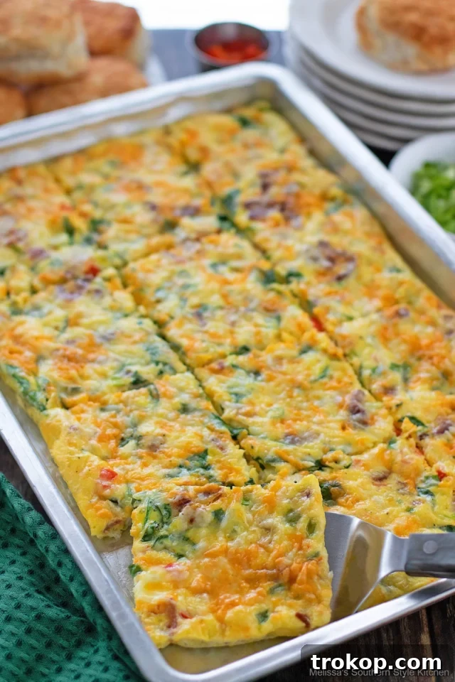 Sheet Pan Omelet