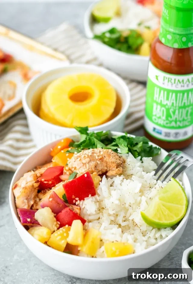 Hawaiian Chicken Sheet Pan Meal