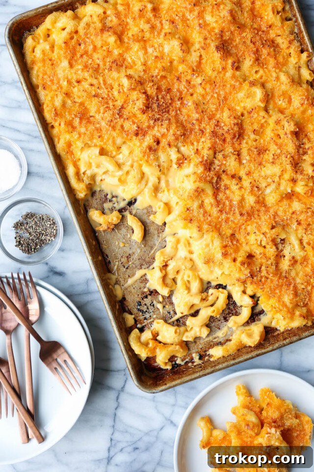 Sheet Pan Mac & Cheese
