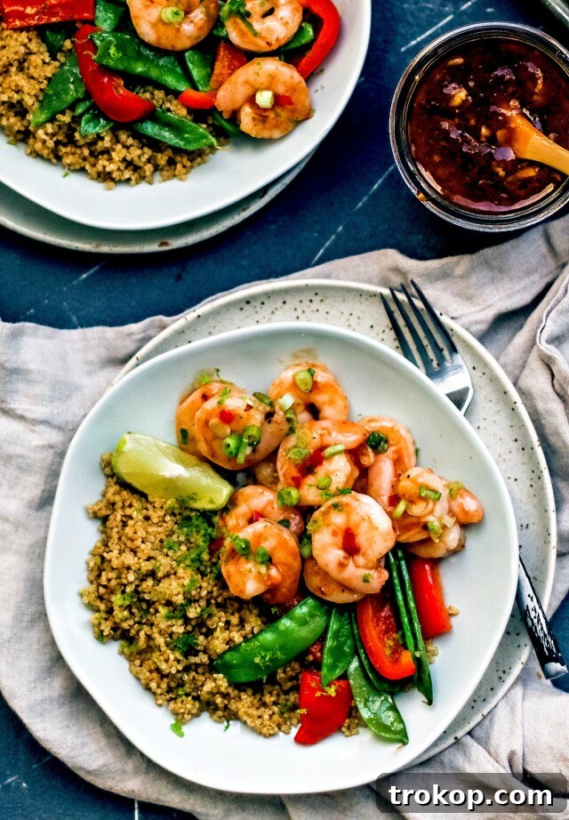 Sheet Pan Spicy Thai Chili Shrimp