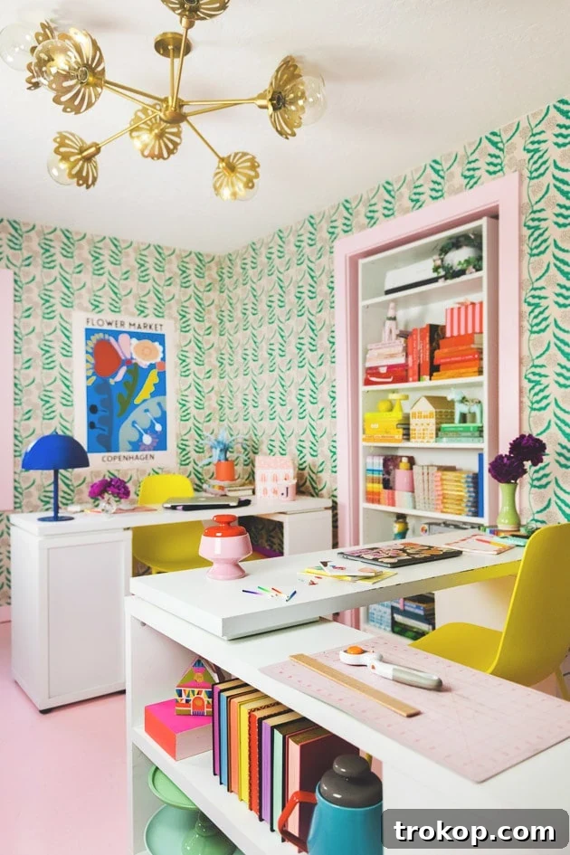 Our Office Makeover with Spoonflower
