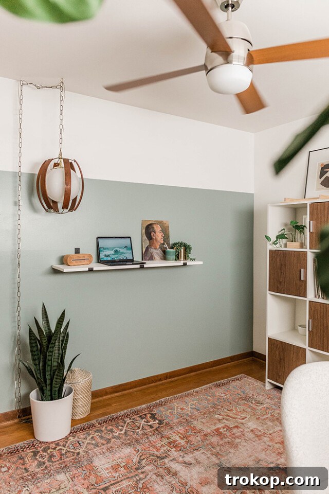 Color Block Home Office Tour