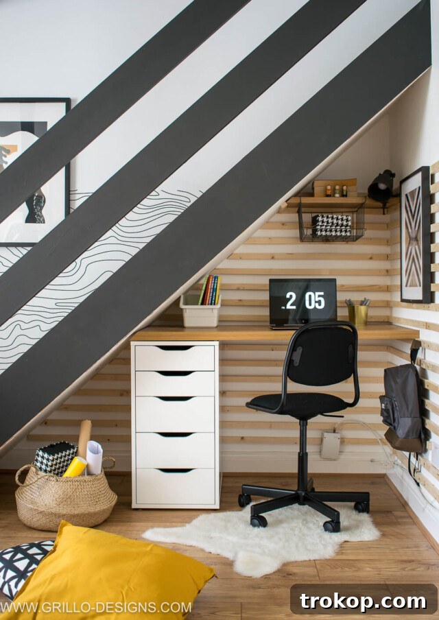 DIY Under Stairs Homework Station (With IKEA)