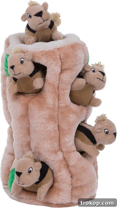 31 Pawsome Gift Ideas for Dog Owners 18 Outward Hound Hide A Squirrel Plush Dog Toy Puzzle for gifts for dog owners