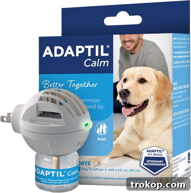 31 Pawsome Gift Ideas for Dog Owners 19 ADAPTIL Dog Calming Pheromone Diffuser, 30 Day Starter Kit